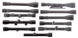 Eleven Assorted Rifle Scopes