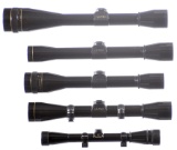 Five Assorted Rifle Scopes