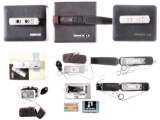 Seven Minox Miniature Cameras with Accessories