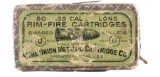 Box of .38 Long Rimfire Cartridges