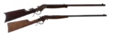 Two Falling Block Single Shot Rifles