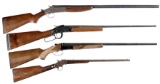 Three Shotguns and One Rifle