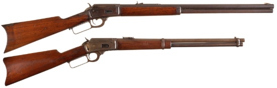 Two Marlin Lever Action Long Guns
