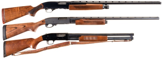 Three Slide Action Shotguns -A) Winchester Model 1200 20 Gauge