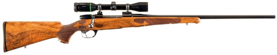 Unmarked Bolt Action Rifle with Swarovski Scope