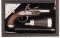 Cased French Flintlock Turn Off Barrel Pocket Pistol