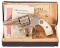 Nickel Plated Colt Pocket Positive Revolver, Pearl Grips & Box