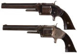 Two Civil War Era Smith & Wesson Model No. 2 Old Army Revolvers