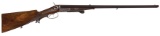 Fine Engraved German Double Barrel Underlever Hammer Rifle