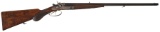 Fine Engraved German Double Barrel Top Lever Hammer Rifle