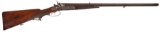 Fine Engraved German Royal Top Lever Hammer Rifle