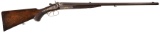 German Engraved Svendsen Double Barrel Hammer Rifle