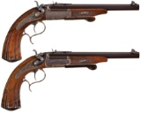 Pair of S.C. Erlangen Single Shot Target Pistols