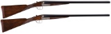 Pair Westley Richards Double Barrel Box Lock Ejector Shotguns