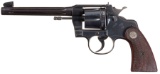 Colt Officer's Model .22 Target Revolver with Factory Letter