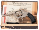 Scarce Nickel Plated Colt Pocket Positive Revolver, Box
