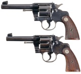 Two Pre-War Colt Target Revolvers