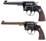Two Pre-War Colt Target Revolvers