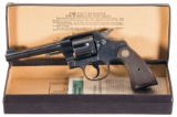 WWII Colt Official Police .38-200 Revolver, Box & Factory Letter