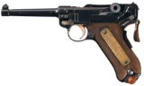 Swiss Waffenfabrik Bern Model 06/24 Luger Semi-Automatic Pistol