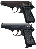 Two Walther Semi-Automatic Pistols