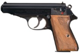 Military Proofed Walther PP Pistol with Holster, Capture Paper