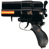 Japanese Type 90 Triple Barrel Flare Pistol with Holster