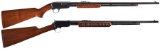 Two Pre-War Winchester Slide Action Rifles