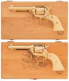 Two Colt California Gold Rush Commemorative Revolvers with Cases