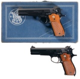 Two Smith & Wesson Model 52 Semi-Automatic Pistols