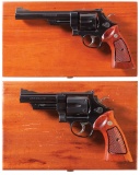 Two Smith & Wesson Double Action Revolvers with Cases