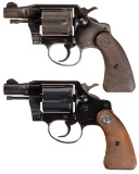 Two Colt Cobra Double Action Revolvers