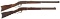 Two Winchester Model 1873 Lever Action Rifles