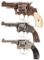 Three Smith & Wesson DA Revolvers