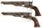 Two Colt Model 1860 Army Percussion Revolvers