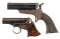 Two Pepperbox Pocket Pistols