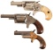 Three Spur Trigger Handguns