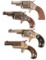 Four Colt Handguns