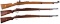 Three Mauser Pattern Bolt Action Military Rifles
