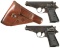 Two Walther Model PP Semi-Automatic Pistols