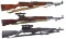 Three SKS Semi-Automatic Carbines