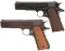 Two U.S. Colt 1911/1911A1 Semi-Automatic Pistols
