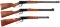 Three Winchester Lever Action Longarms