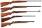 Five Winchester Bolt Action Sporting Rifles