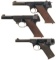 Three High Standard Semi-Automatic Pistols