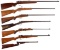 Seven Single Shot Sporting Long Guns