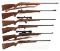 Six Sporting Bolt Action Rifles