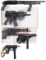 Four Semi-Automatic Pistols and One Shotgun