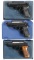 Three Cased Beretta Semi-Automatic Pistols