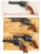 Four Reproduction Single Action Army Revolvers